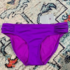 Purple Athleta Swim Bottoms